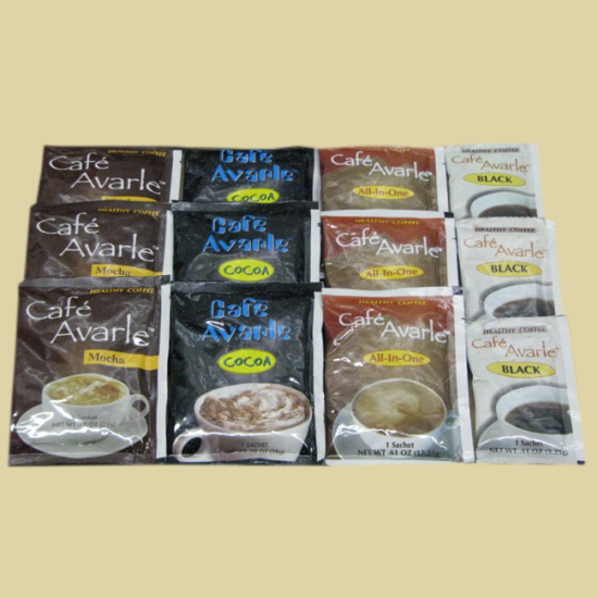 Cafe Avarle All Products Sample Package - 3 Samples each - Click Image to Close