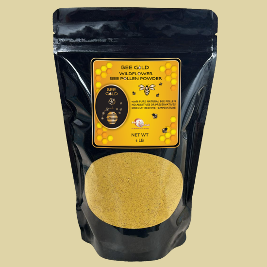 Bee Gold - Wildflower Bee Pollen Powder - (1 Pound Bag) - Click Image to Close